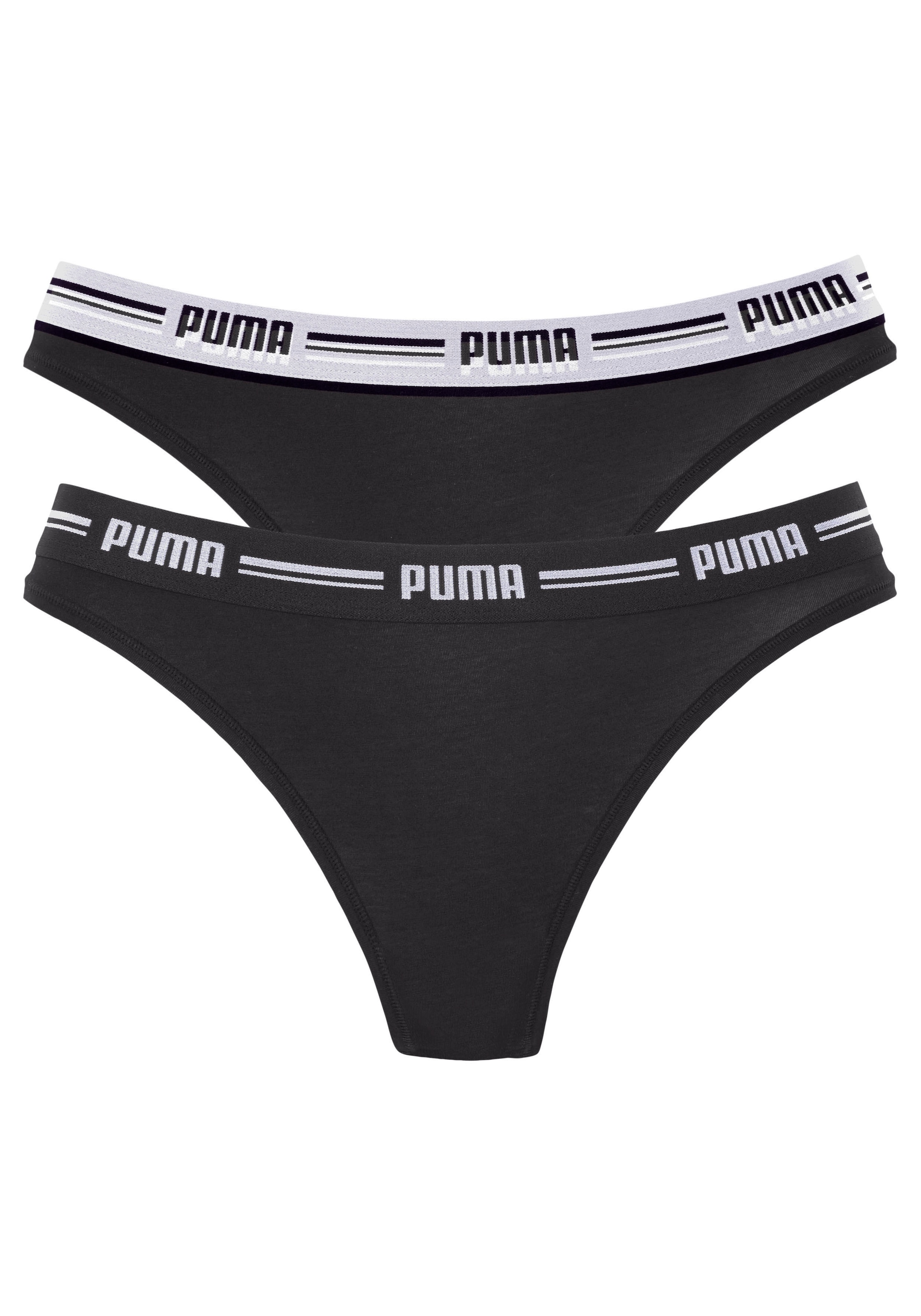 PUMA String »Iconic« Packung, 2er-Pack,  mit weichem Logobündchen