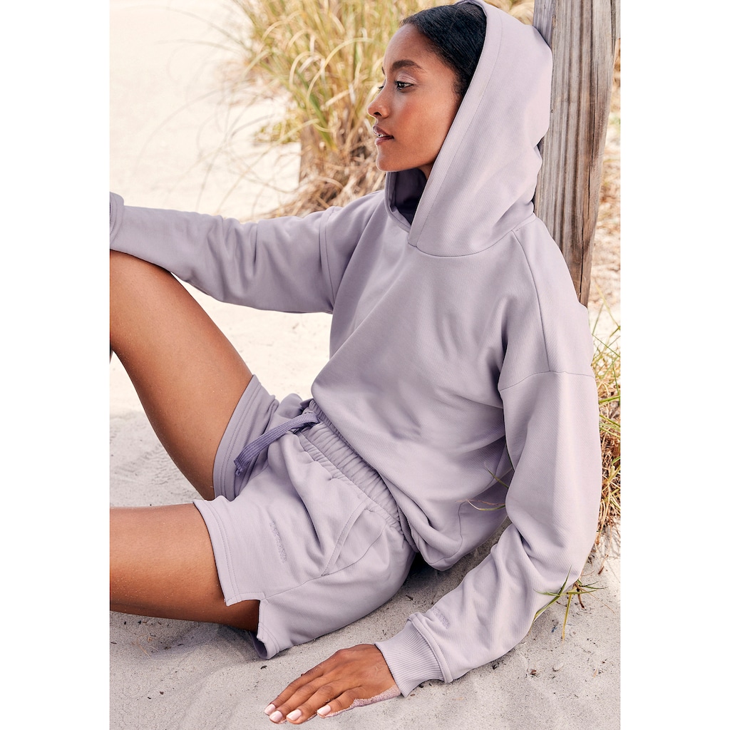 LASCANA Hoodie, aus organischer Baumwolle, Loungewear