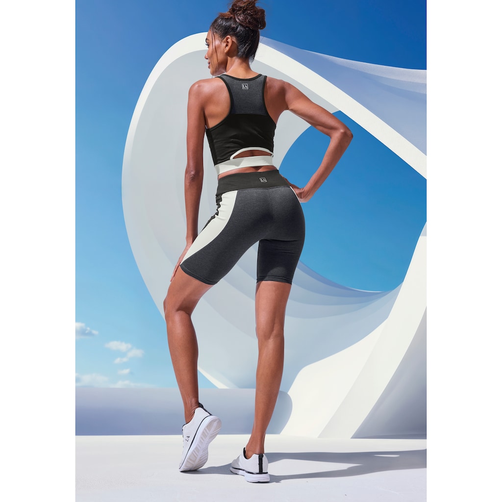 LASCANA ACTIVE Radlerhose, Sporthose in Colourblockingdesign
