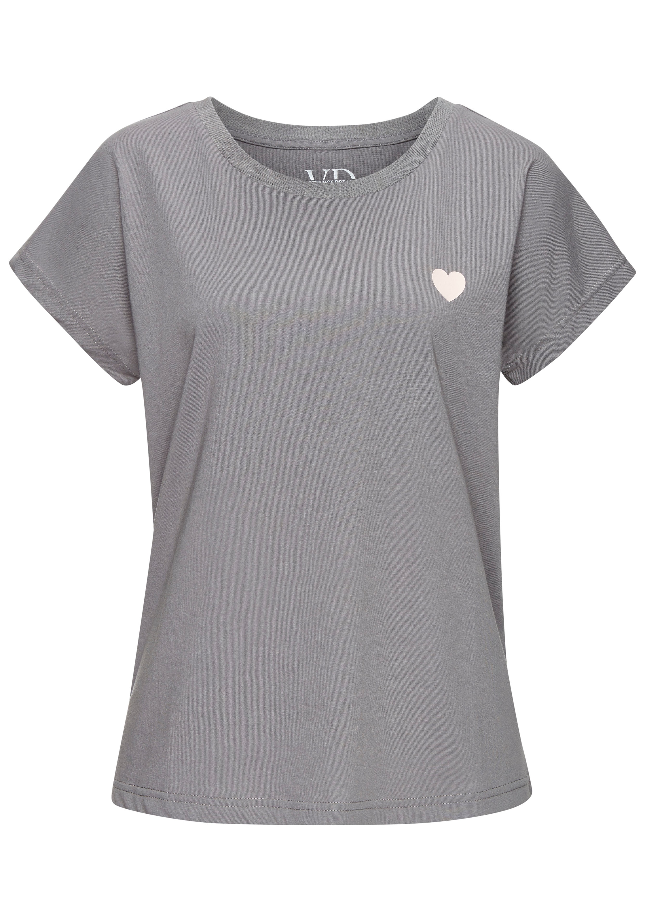 Vivance Dreams Pyjama Spar-Set, 2 Stück, 4 tlg. mit süssem Herzmuster