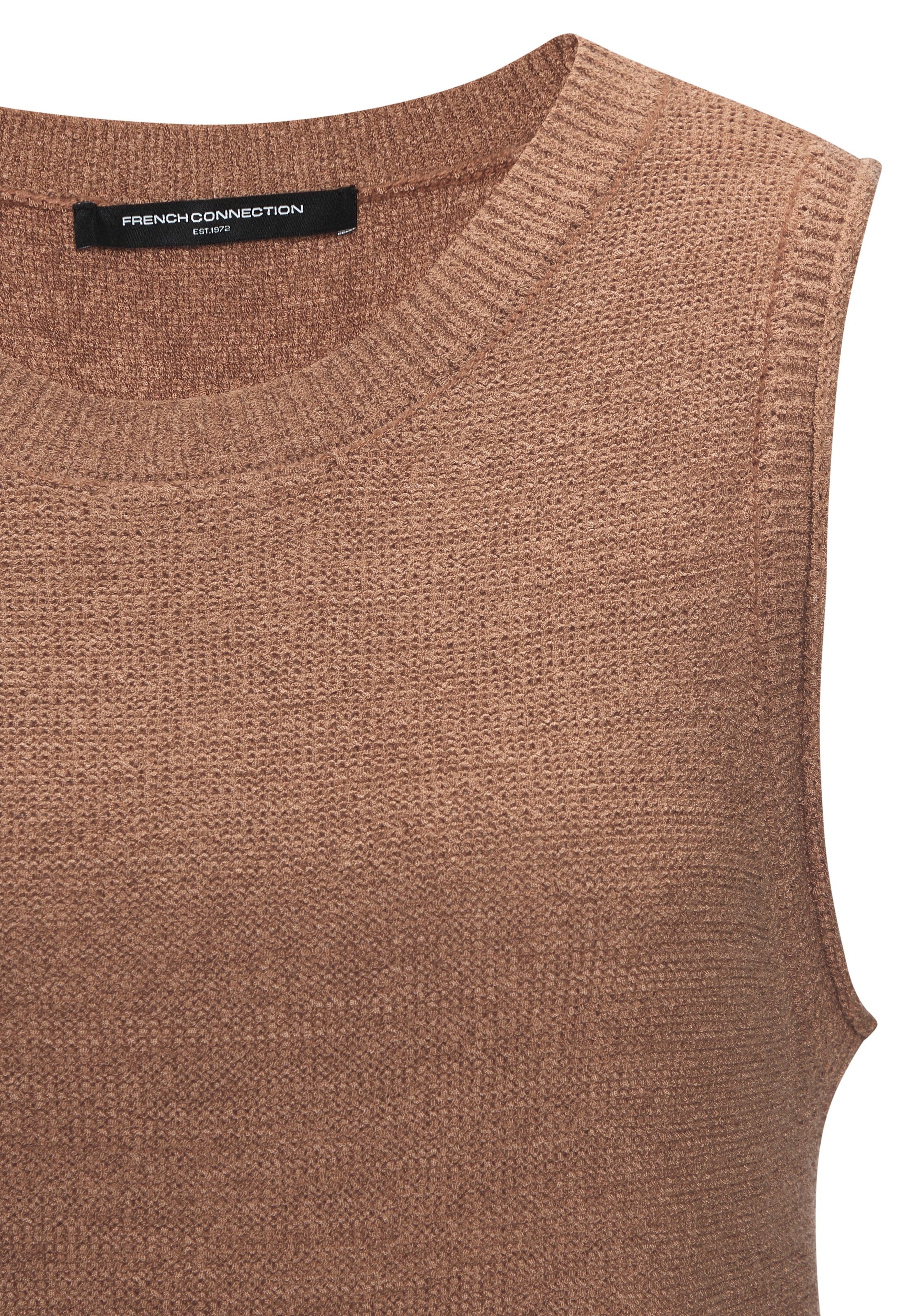 French Connection Stricktop »aus leichtem Bändchengarn« Sommertop, gestricktes Top, leichter Sommerstrick, Basic