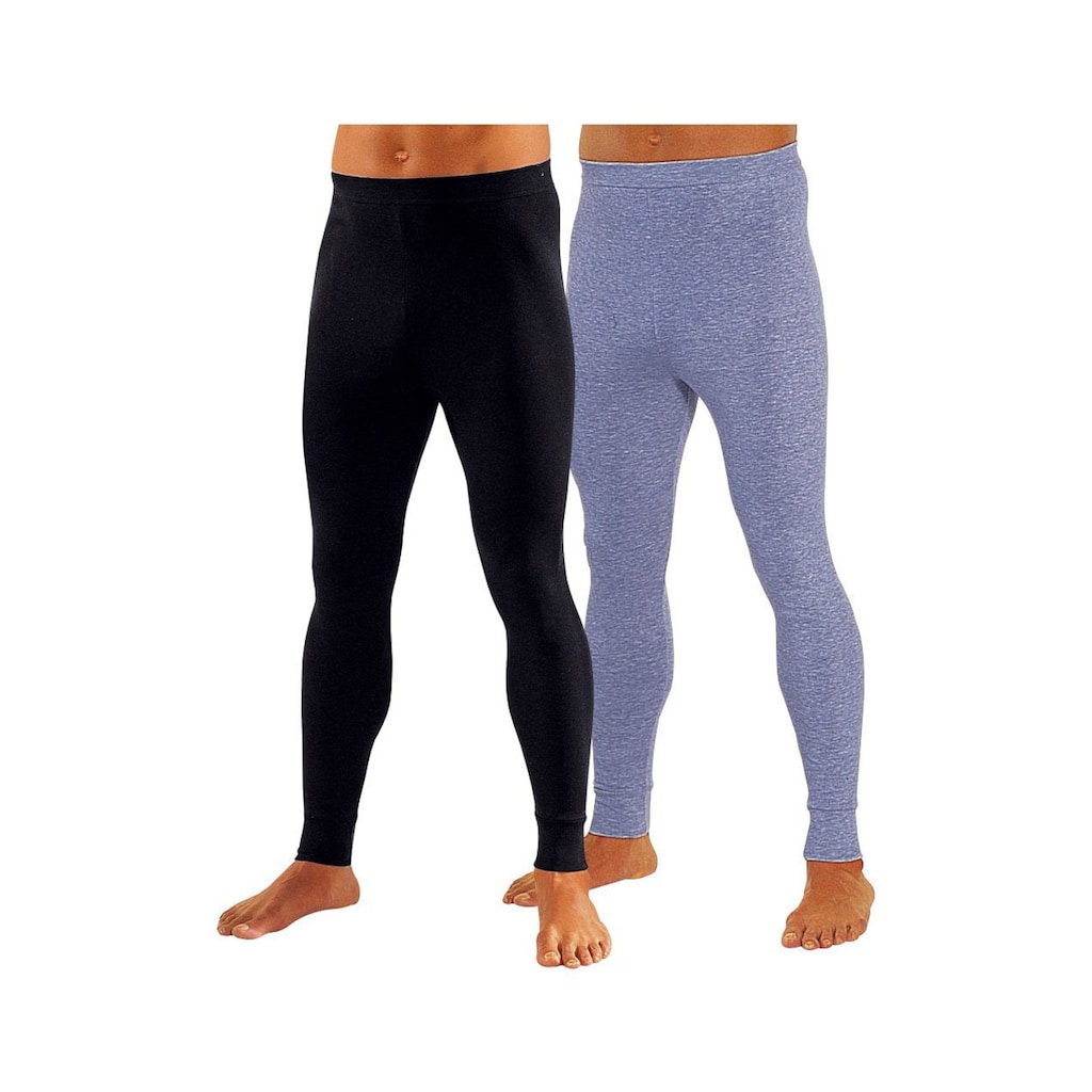 Clipper Lange Unterhose, (Packung, 2 St.), aus weichem Single Jersey