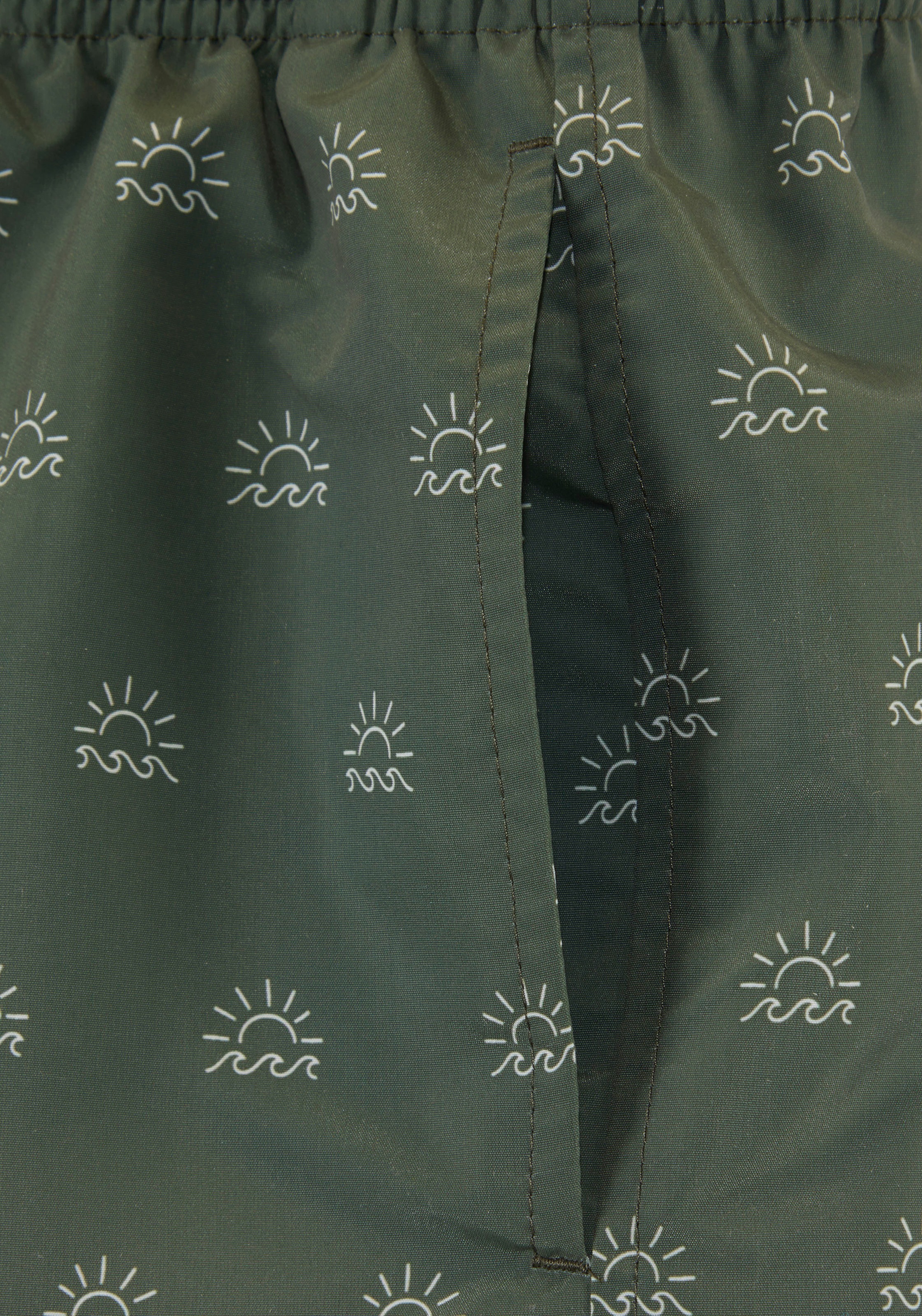 s.Oliver Badeshorts, mit modischem Alloverprint