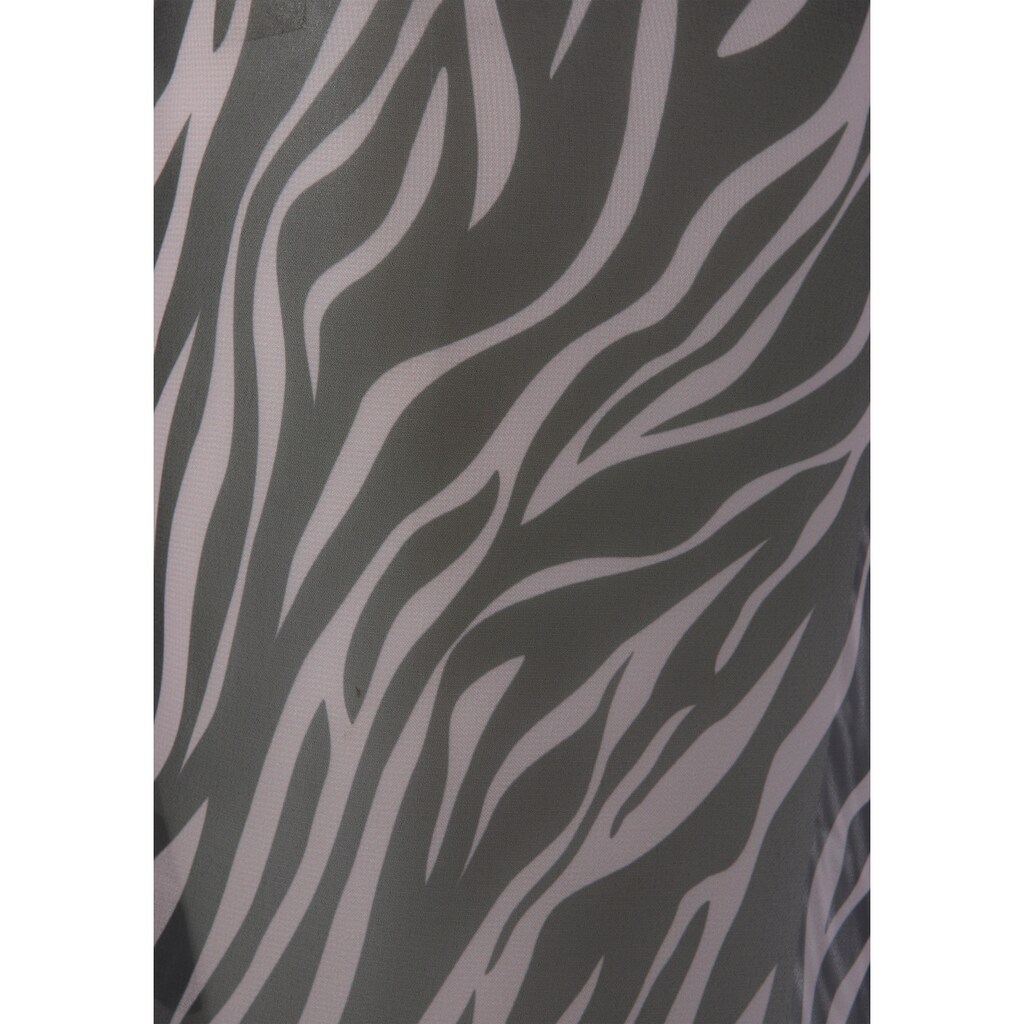 LASCANA Strandrock, mit Zebradruck
