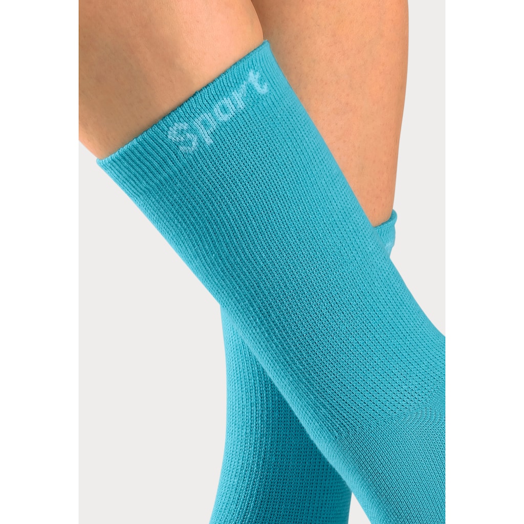 Bench. Sportsocken, (Packung, 6 Paar), mit antibakterieller Feuchtigkeitsregulierung