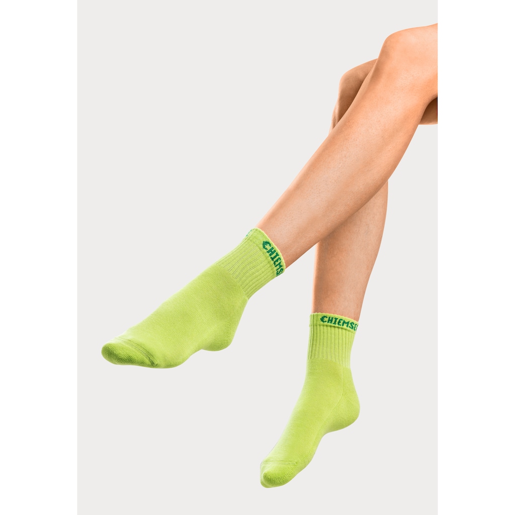 Chiemsee Kurzsocken, (Packung, 6 Paar), mit eingestricktem Markennamen