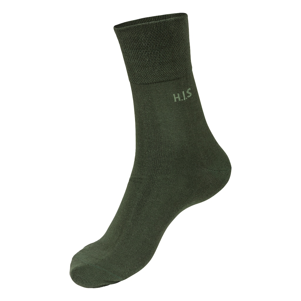 H.I.S Socken, (Packung, 12 Paar), ohne einschneidendes Gummi