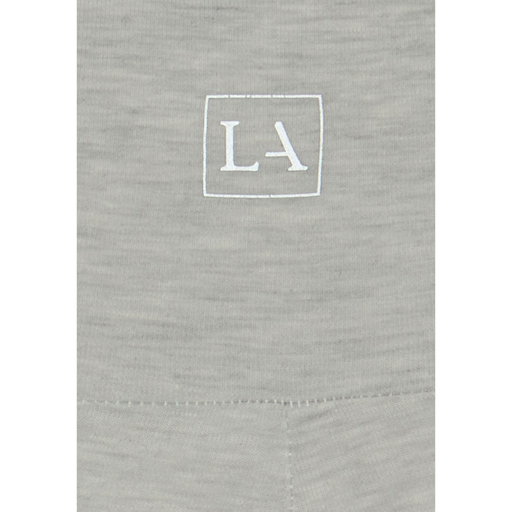 LASCANA Caprileggings, mit breitem weichem Bündchen, Loungewear