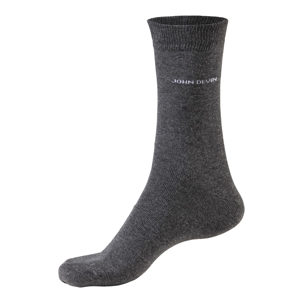 John Devin Basicsocken, (Packung, 7 Paar), für jeden Tag