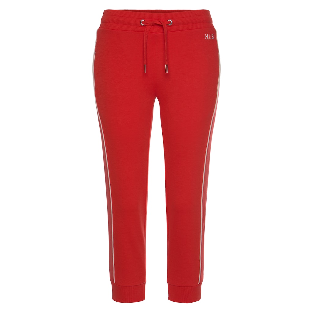 H.I.S Caprihose, mit seitlichen Piping, Loungeanzug