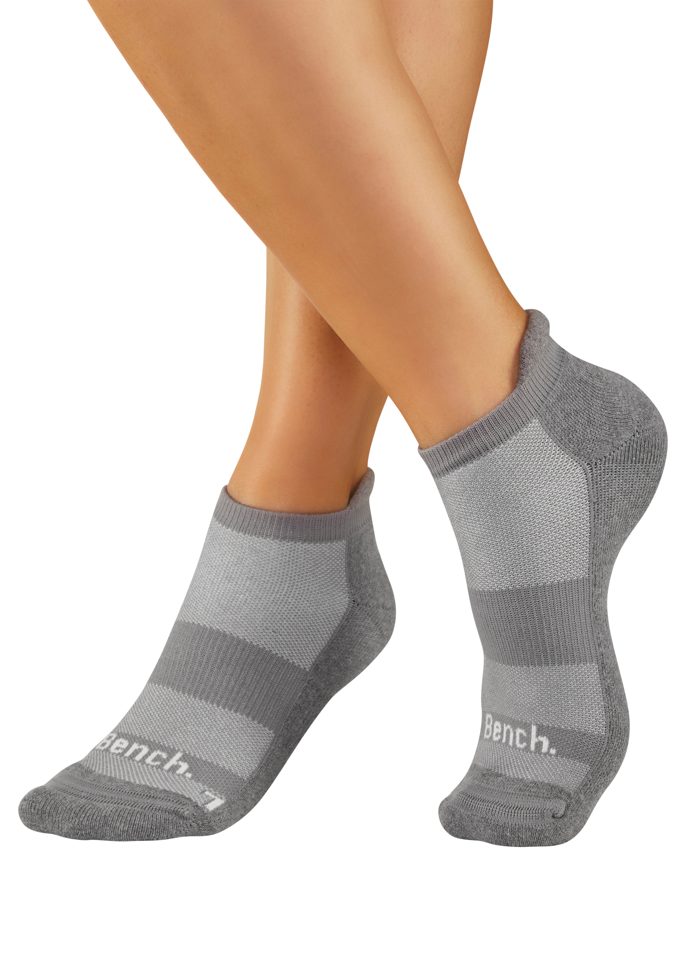 Bench. Sneakersocken »Sportsocken Antiblasensocken für Damen Herren« Packung, 6 Paar tlg. doppellagig, beugt Blasen vor