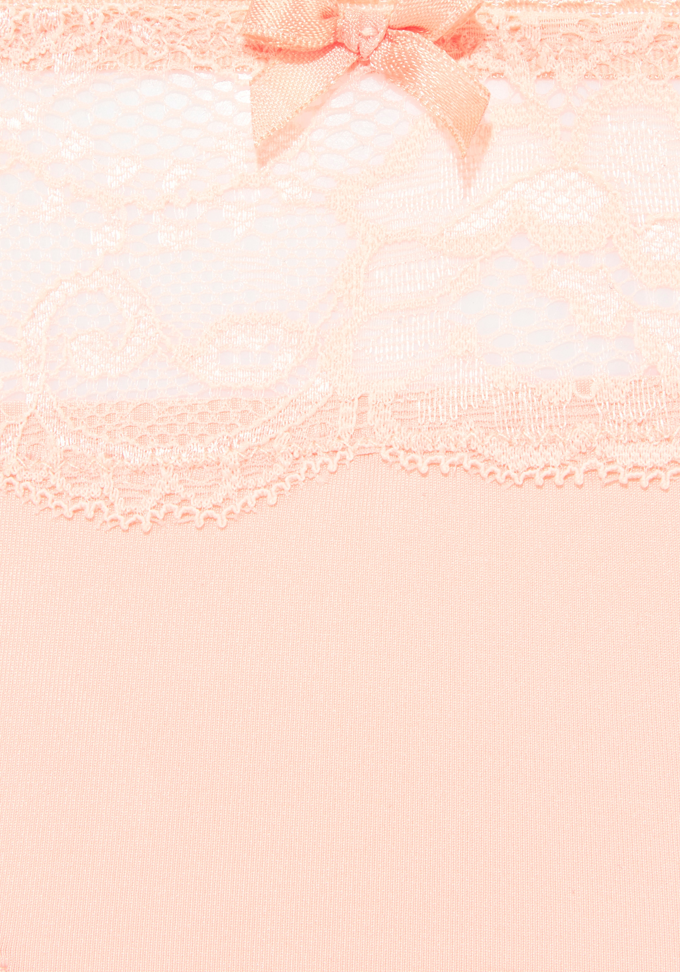 LASCANA String mit breitem Spitzenbund, mit elastischem Beinabschluss