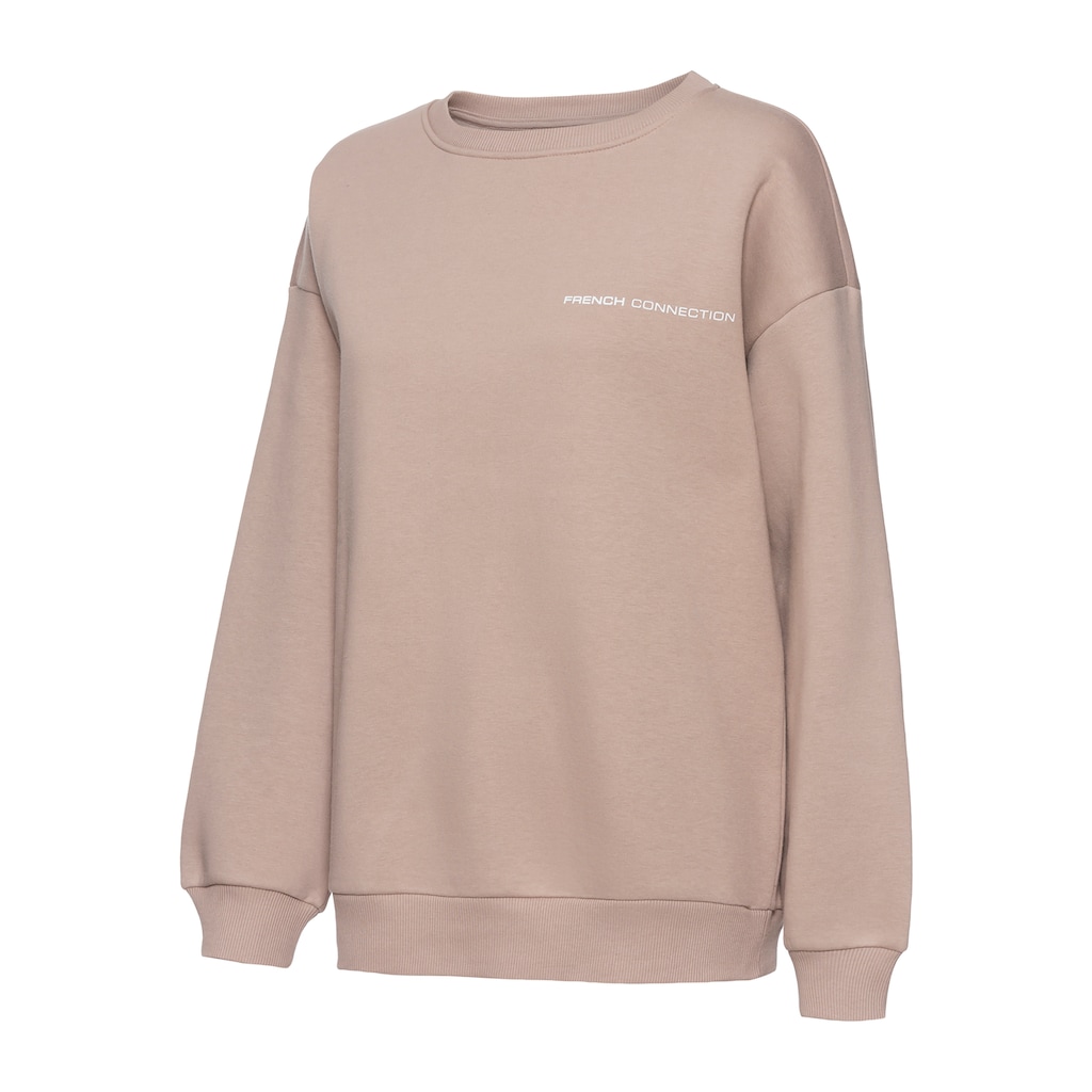 French Connection Sweatshirt, mit grossem Logodruck auf dem Rücken