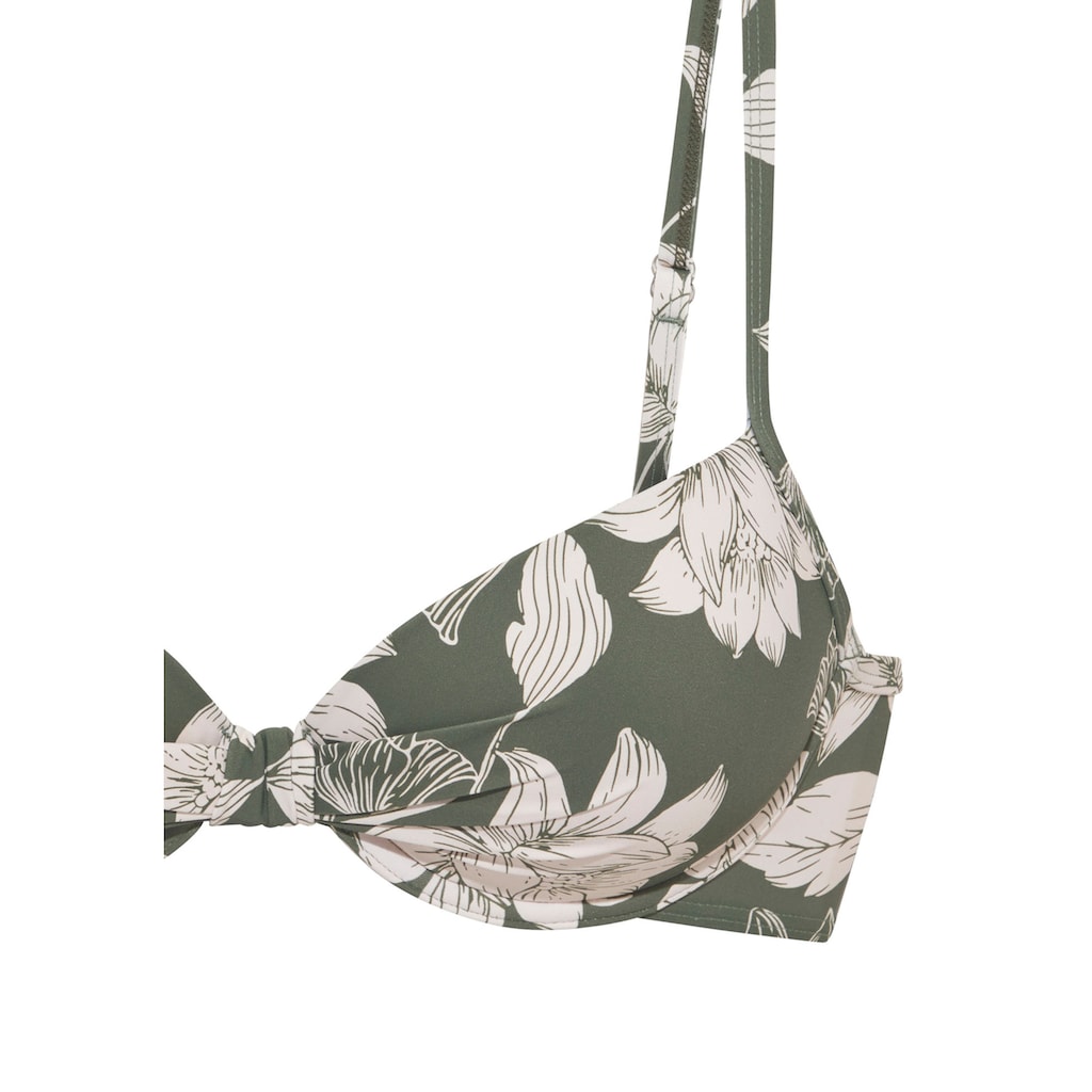 s.Oliver Bügel-Bikini-Top »Lady«, mit floralem Design