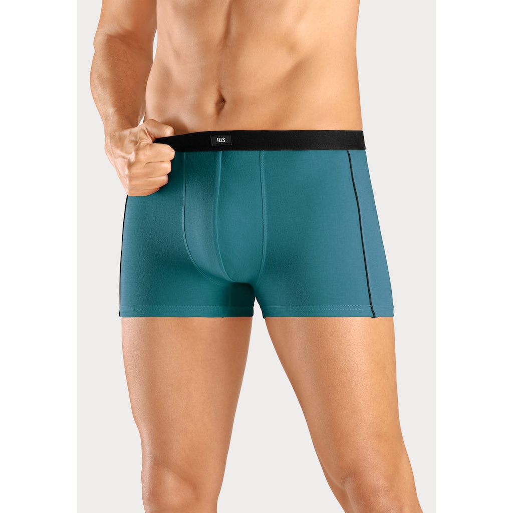 H.I.S Boxer »Boxershorts für Herren«, (Packung, 3 St.), mit schmalen Piping an den Seiten
