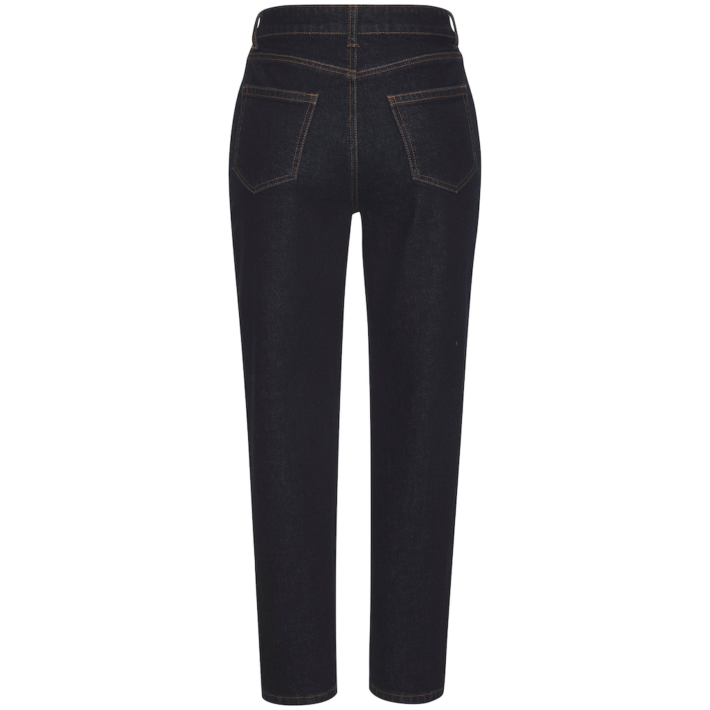 LASCANA Mom-Jeans, mit hohem Bund. elastische Denimware