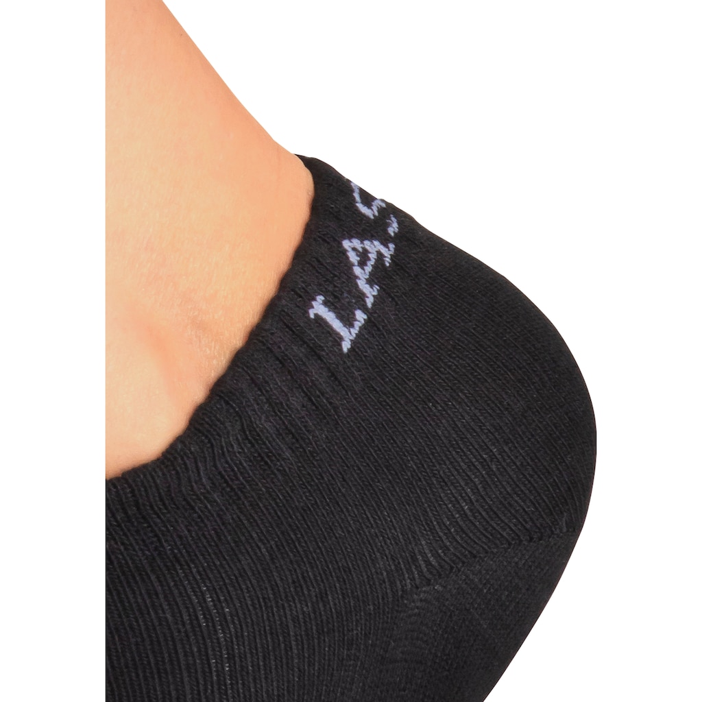 LASCANA ACTIVE Sneakersocken, (Packung, 6 Paar), mit eingestricktem Marken Logo
