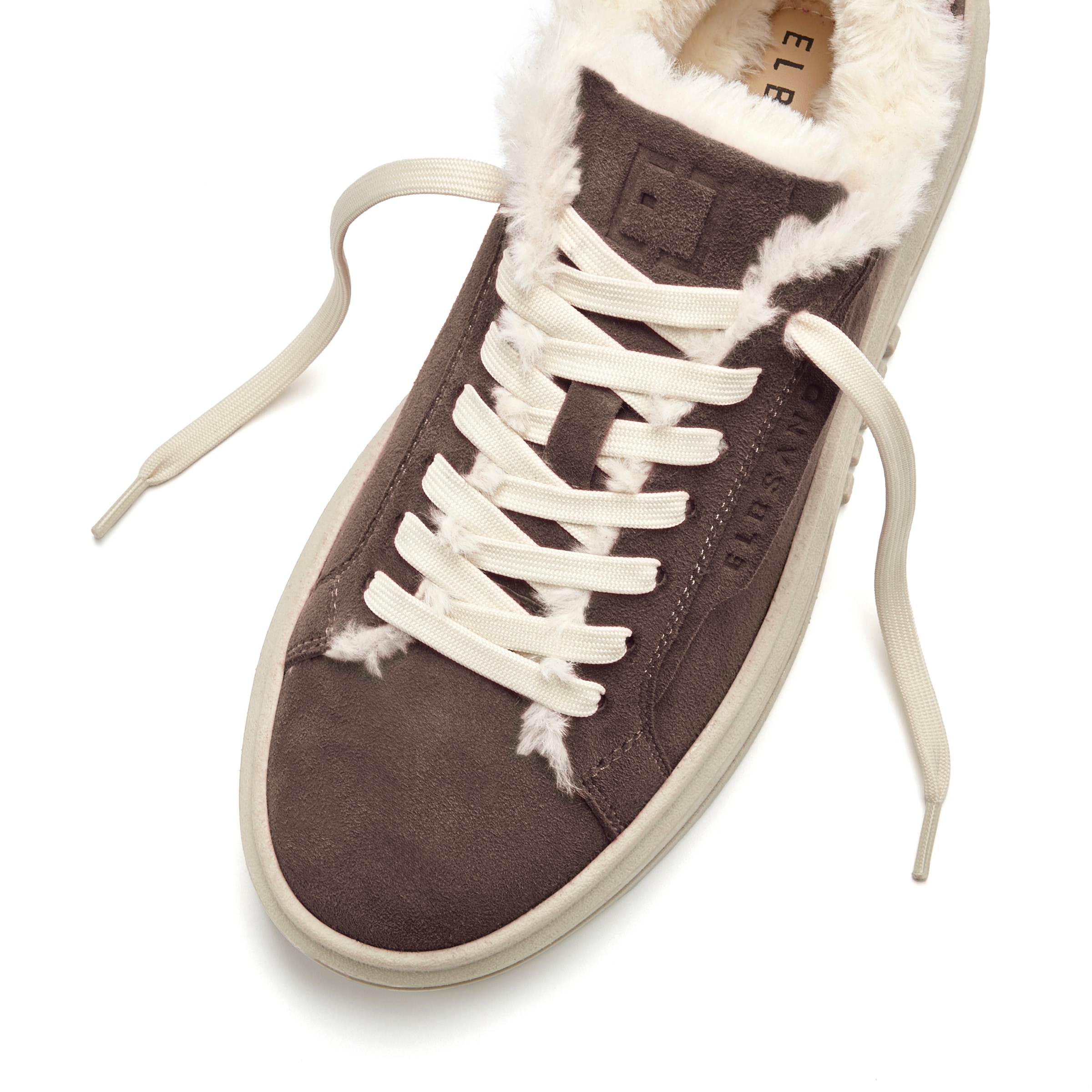 Elbsand Sneakers »Schnürschuh, Turnschuh, Schnürhalbschuh, Freizeitschuh, Ledersneaker«  NOUVEAU en cuir avec doublure chaude douillette et semelle plateforme
