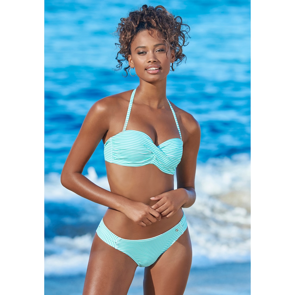 s.Oliver Bügel-Bandeau-Bikini, in getwisteter Optik