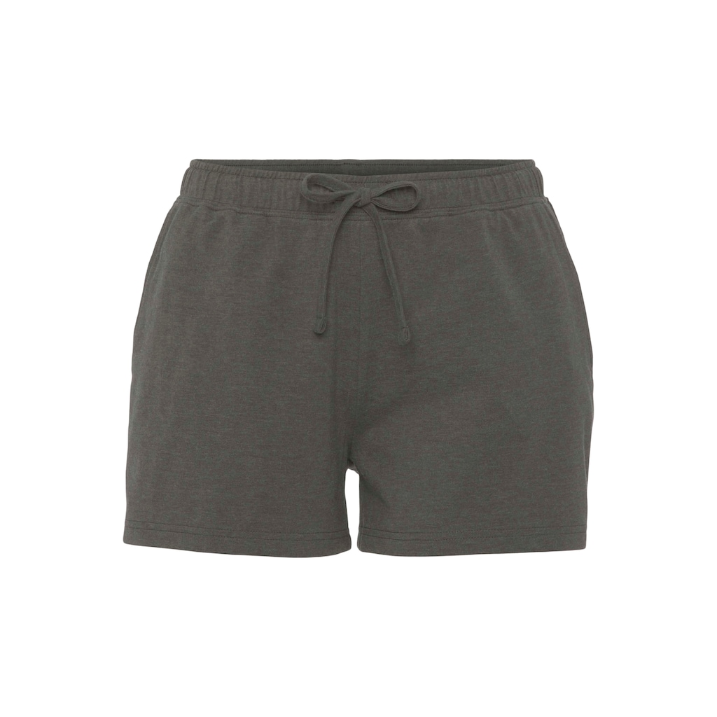 H.I.S Shorty, (2 tlg.), mit Logostickerei auf der Brust