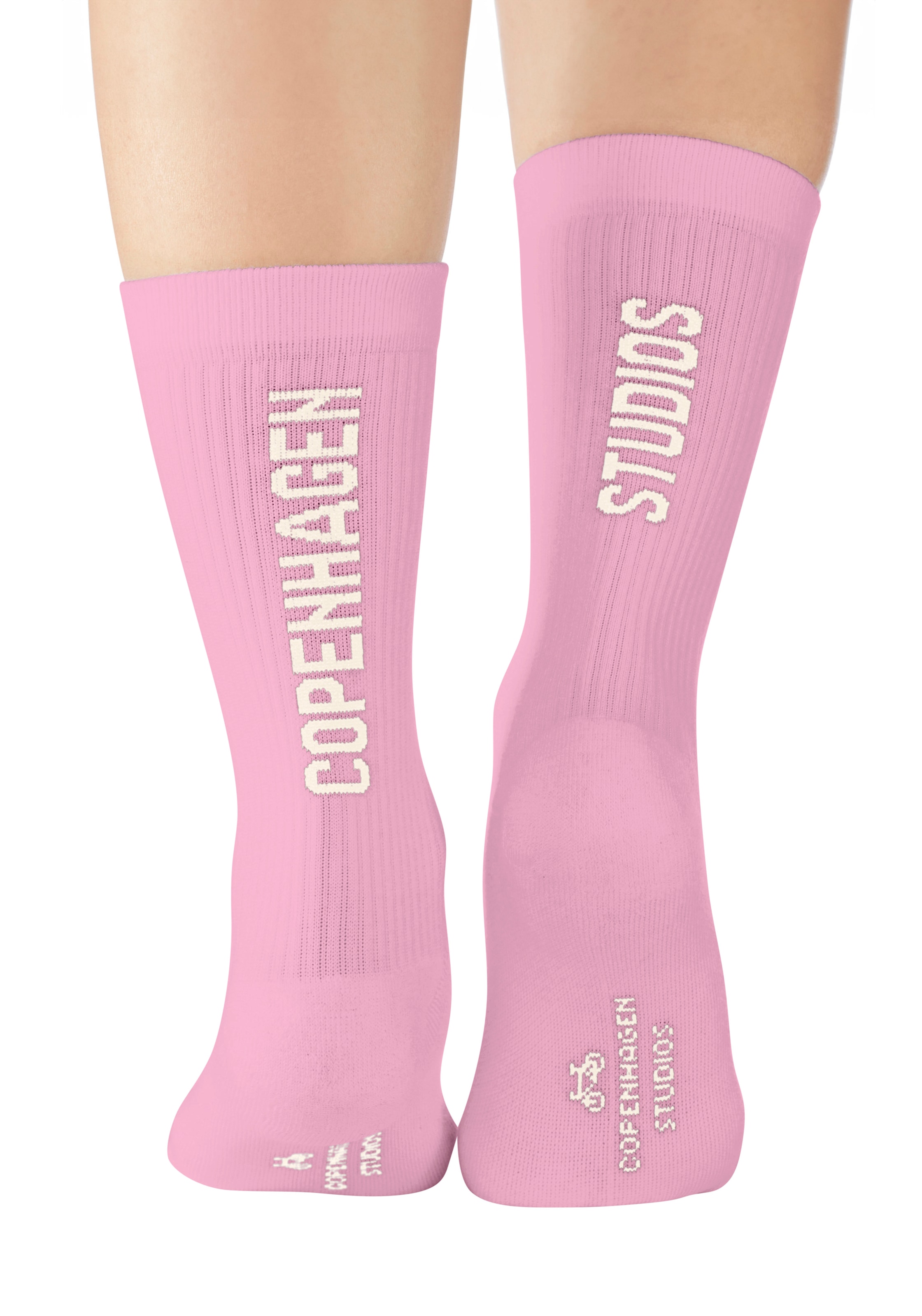 Copenhagen Studios Tennissocken, (Packung, 3 Paar), mit grossem Schriftzug