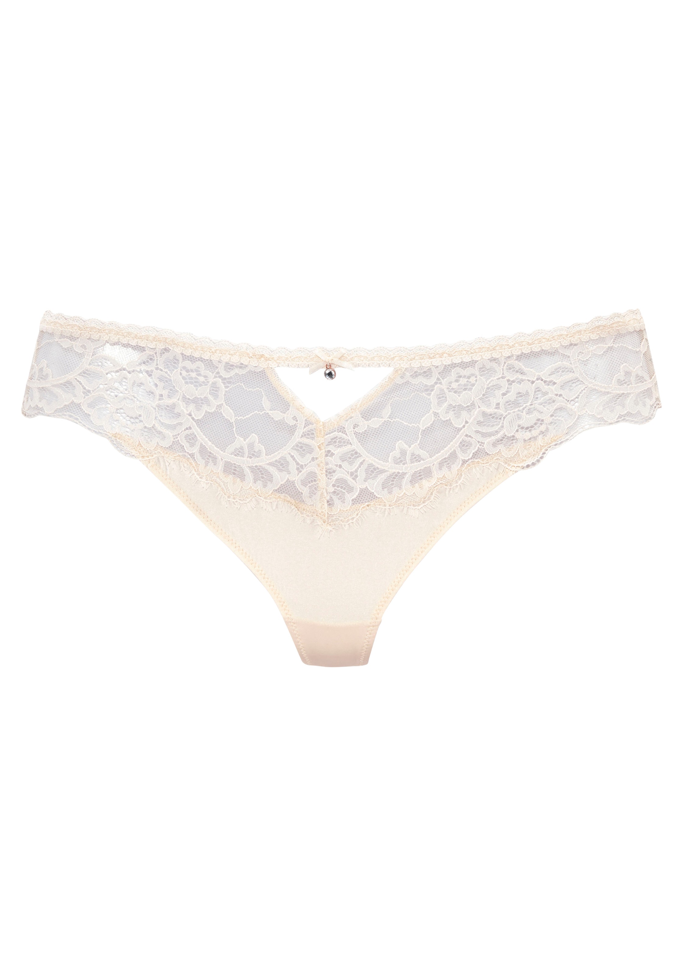LASCANA String »Alana« avec de la soie et de la dentelle noble, lingerie
