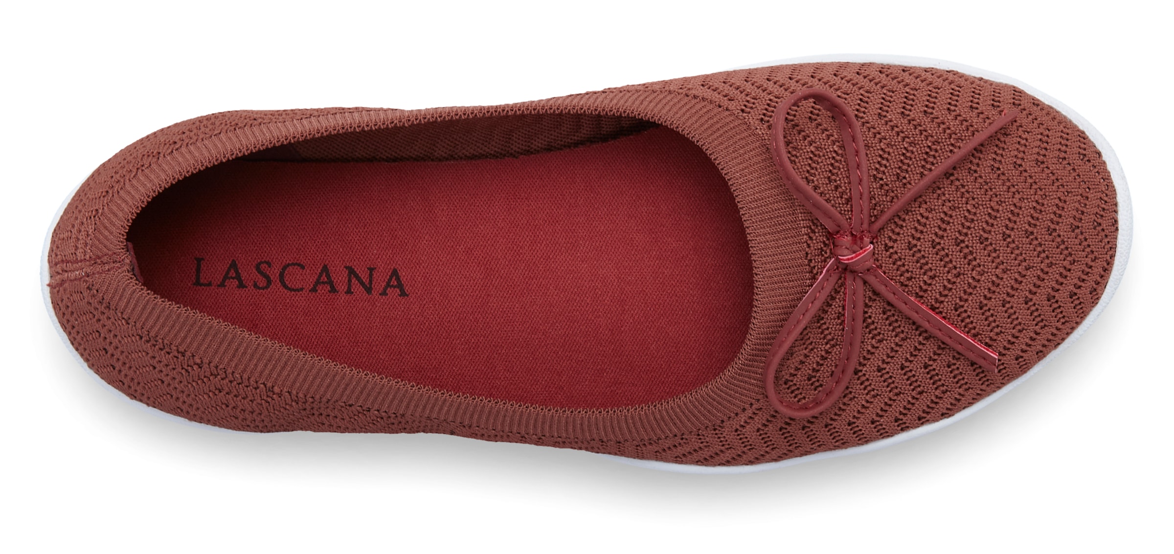 LASCANA Sneaker Ballerinas, Slipper, Halbschuh, Slip-On-Sneaker ultraleicht VEGAN