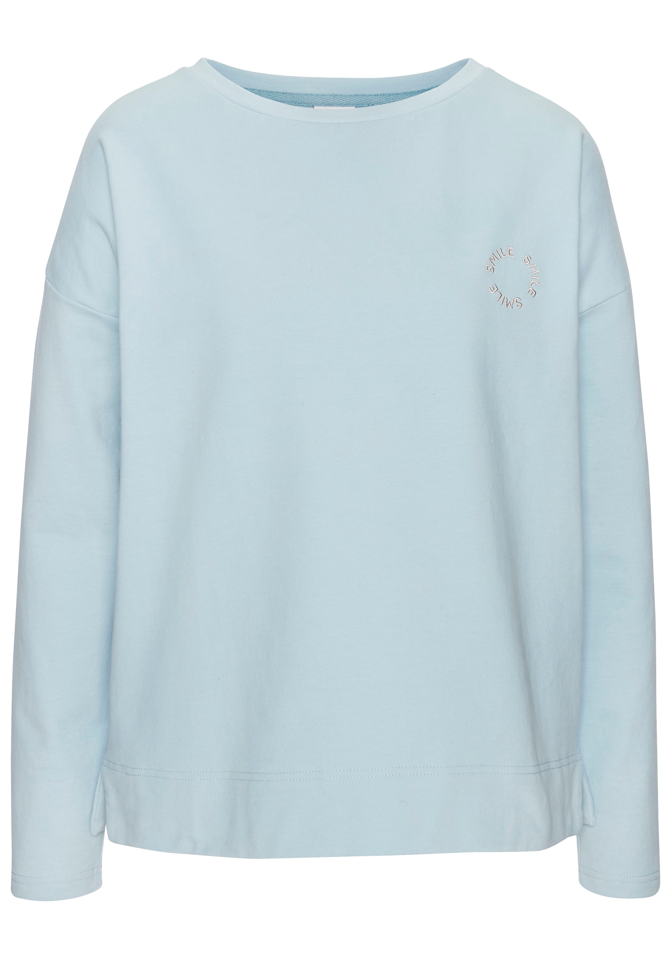 LASCANA Sweatshirt, mit kleinen Stickereien