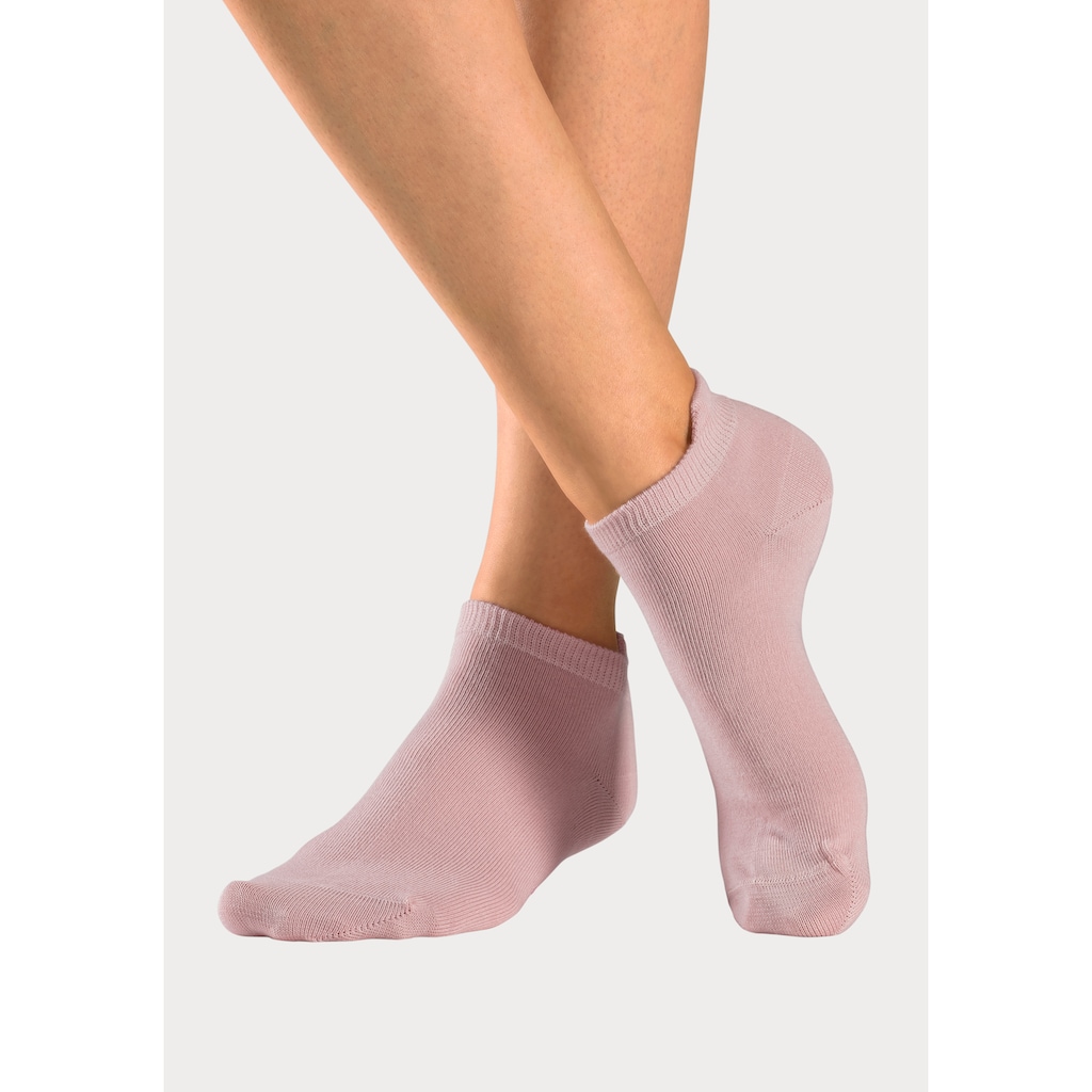 H.I.S Sneakersocken, (Packung, 8 Paar), mit verlängertem Bündchen hinten