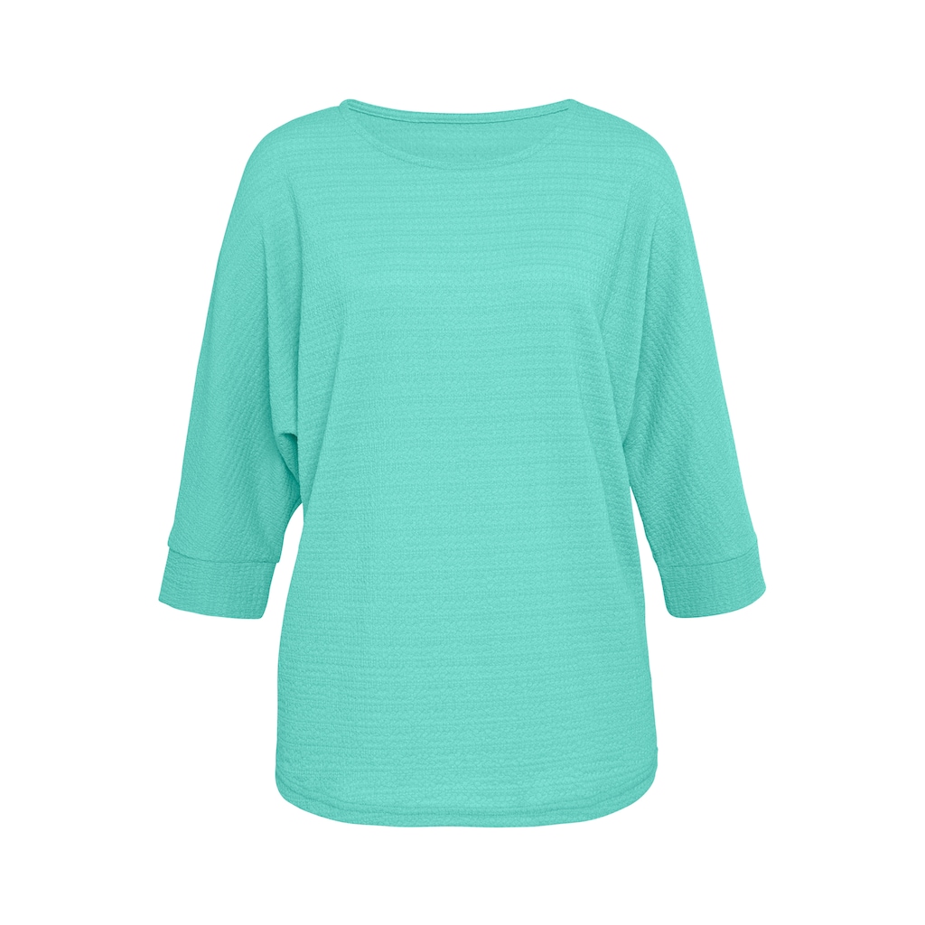 Vivance 3/4-Arm-Shirt »aus bügelfreier Crêpe-Qualität«