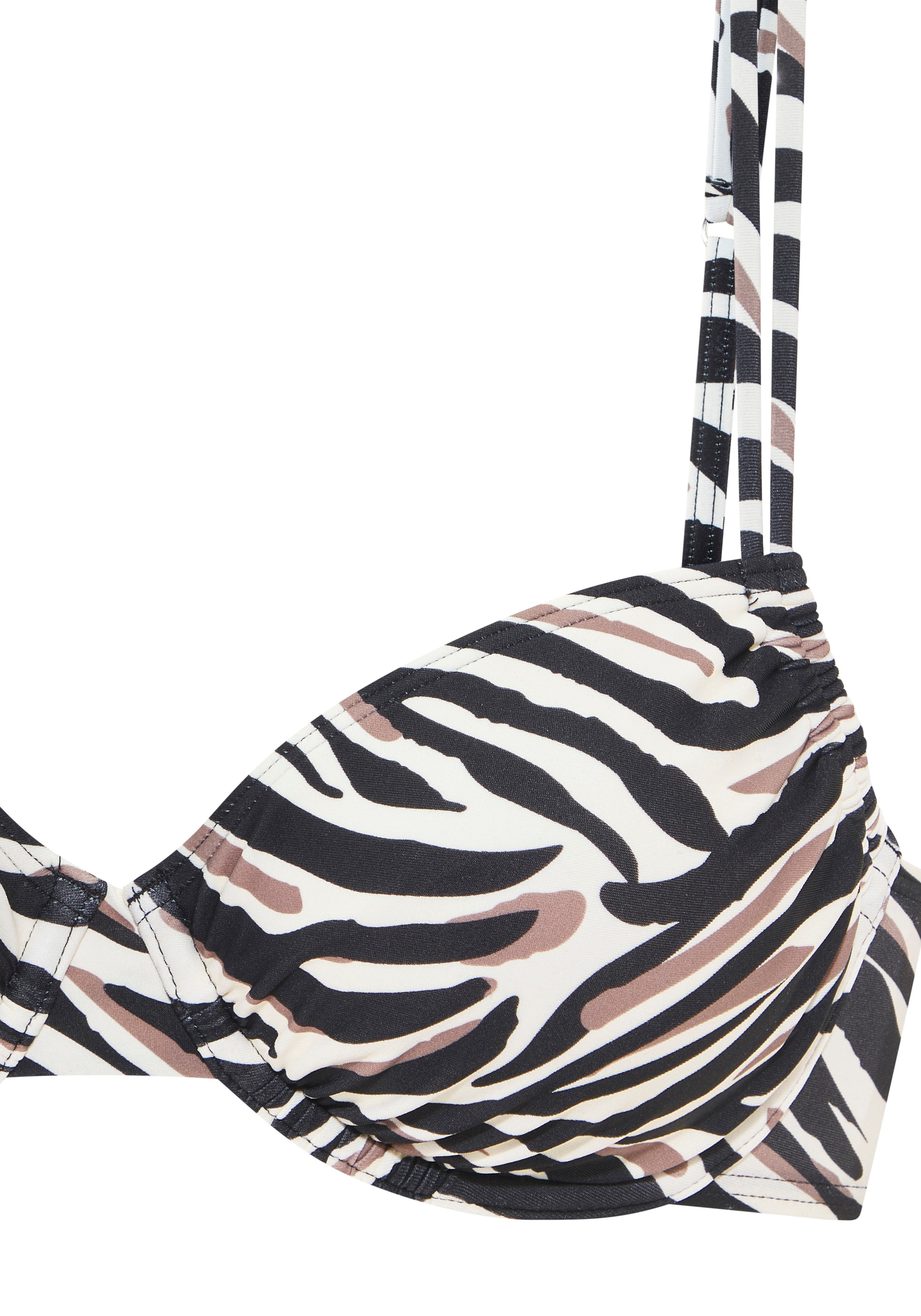 LASCANA Haut de bikini à armatures »Debbie« mit abstraktem Animal-Print