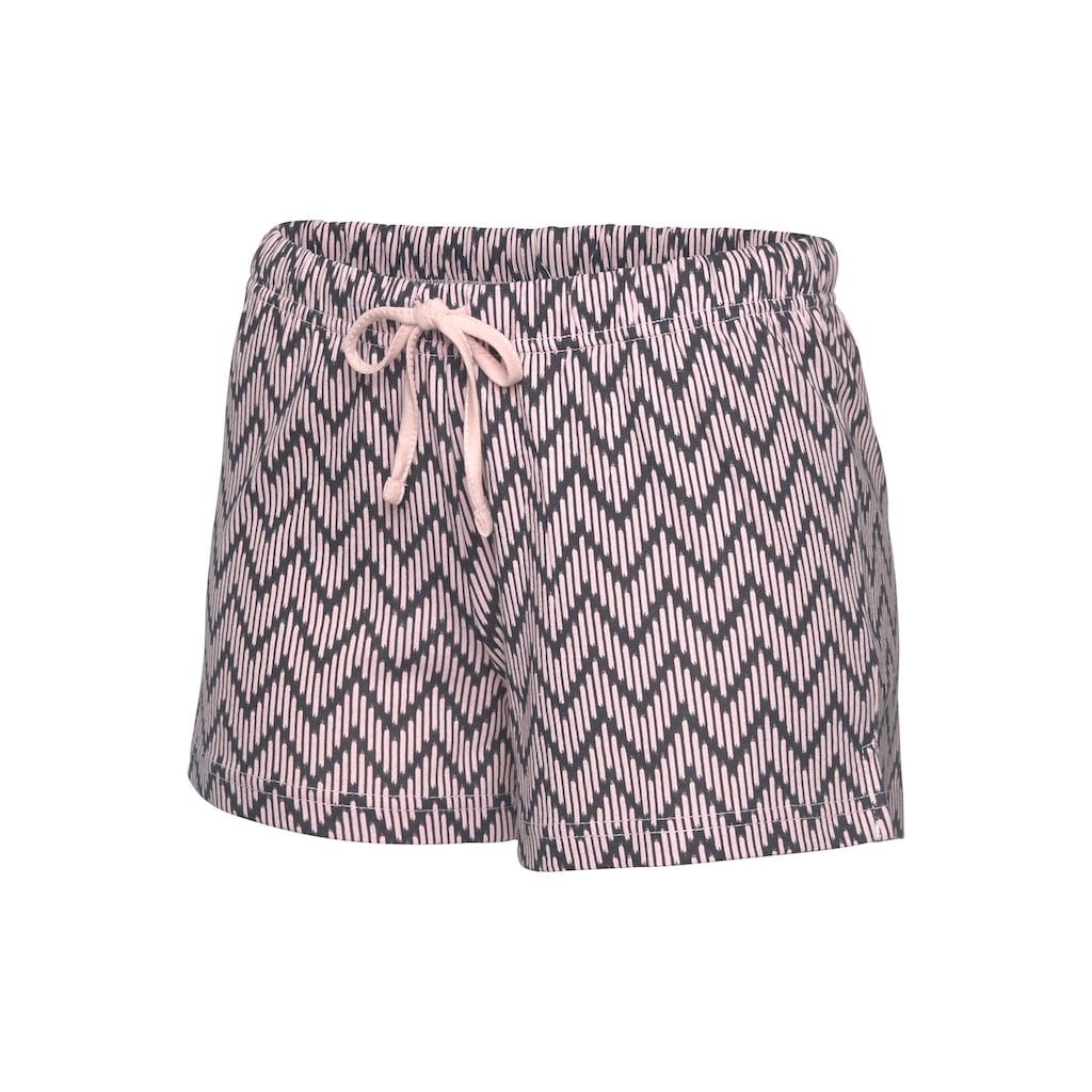 Vivance Dreams Shorty, (2 tlg.), mit gemusterter Schlafshorts