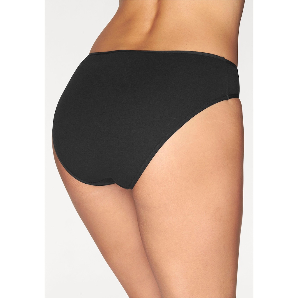 petite fleur Bikinislip, (10er-Pack), aus elastischer Baumwolle