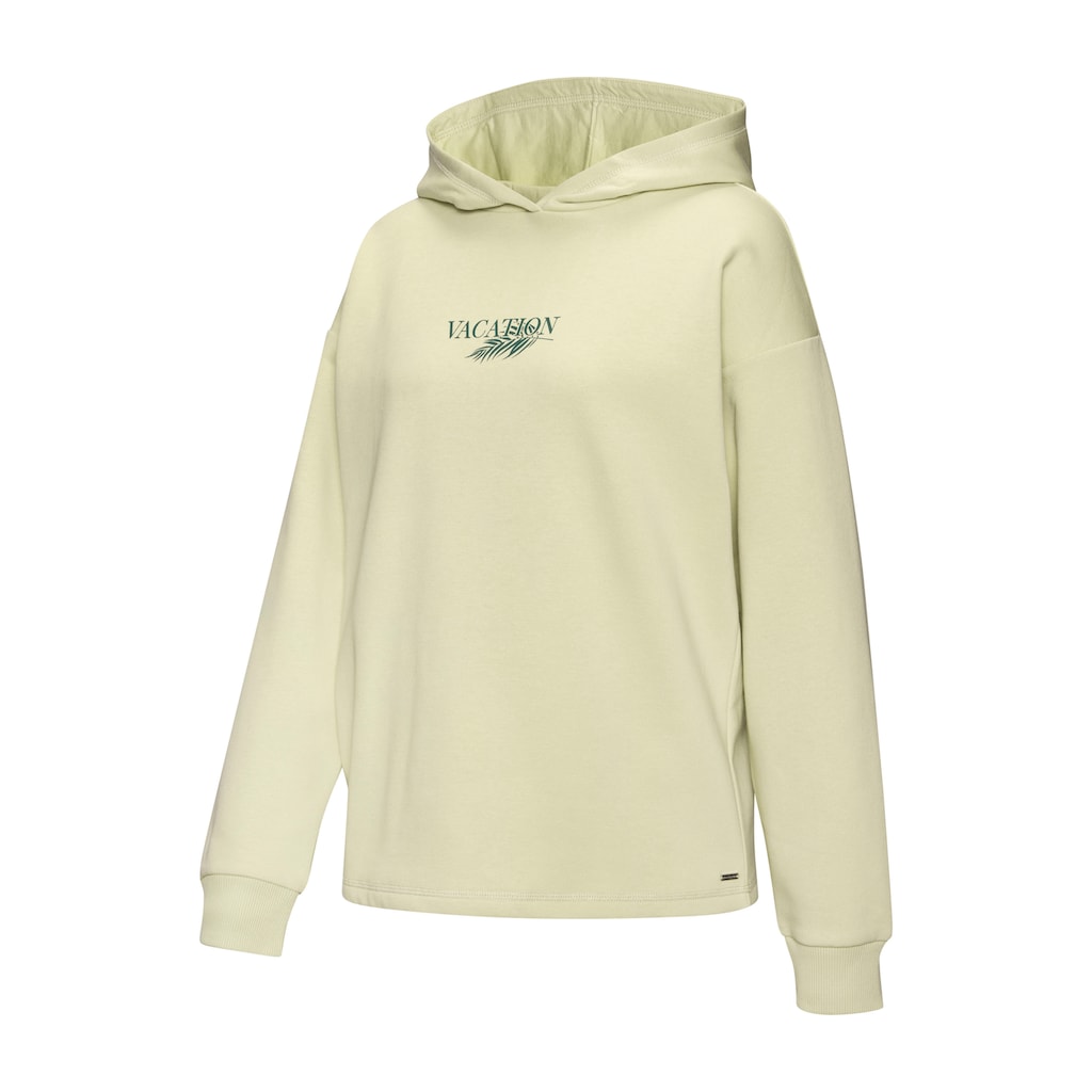 LASCANA Hoodie, (1 tlg.), Kapuzensweatshirt, Loungeshirt mit Frontprint, Loungewear
