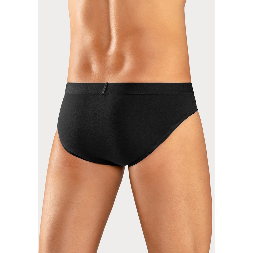 H.I.S Slip, (Packung, 3 St.), mit H.I.S Logo vorn