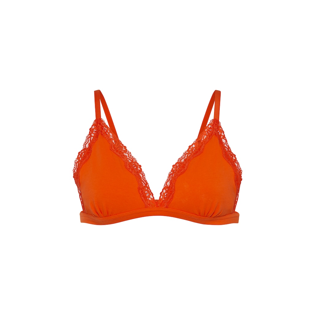 LSCN by LASCANA Bralette, mit zarter Spitzenkante