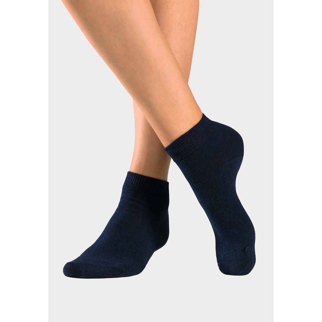 H.I.S Kurzsocken, (Packung, 10 Paar), mit eingestrickten Symbolen