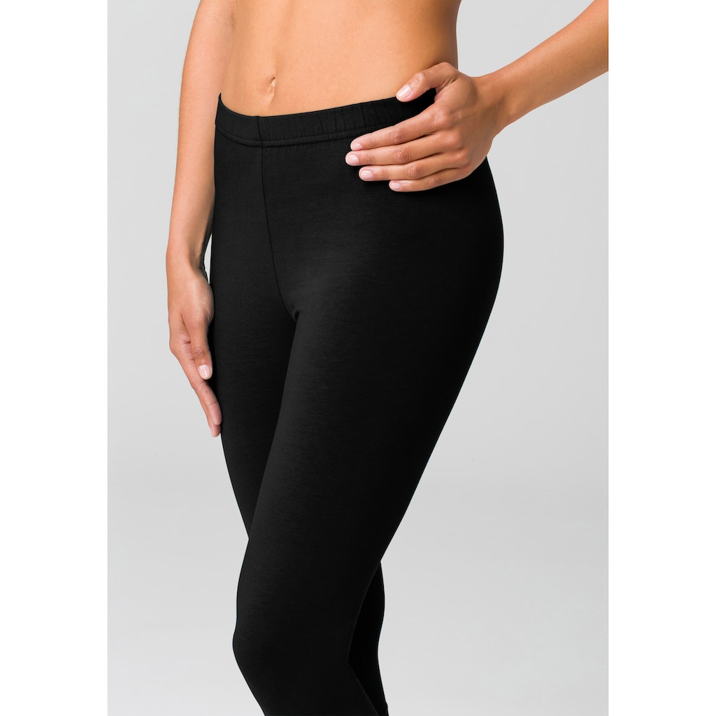 Vivance active Caprileggings, (2er-Pack), mit Gummibund, Loungewear