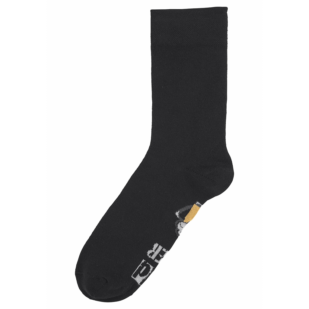 H.I.S Socken, (Packung, 3 Paar), mit Bier Print