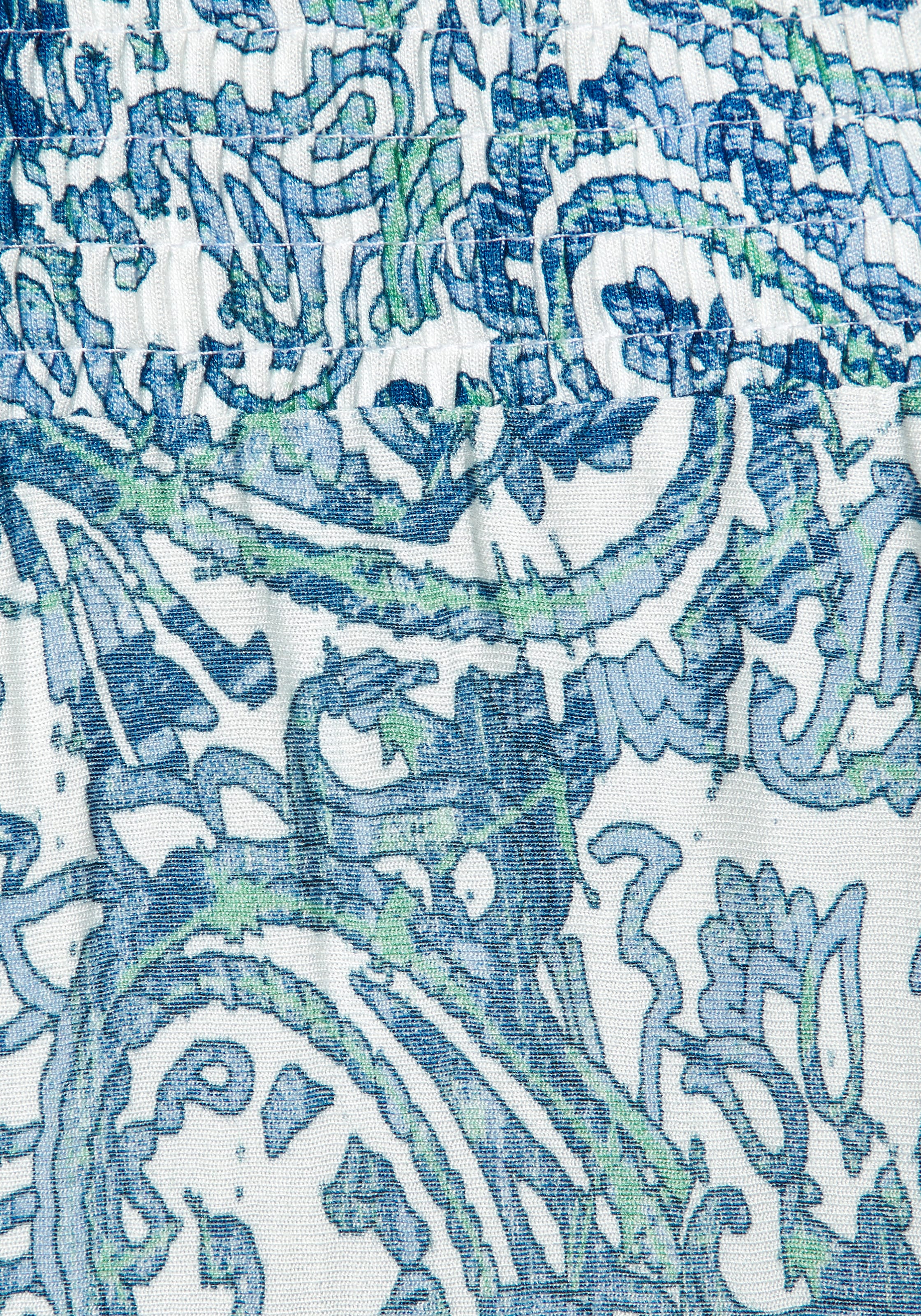 Buffalo Maxi robe Sans poches avec imprimé paisley, robe d'été, robe à volant