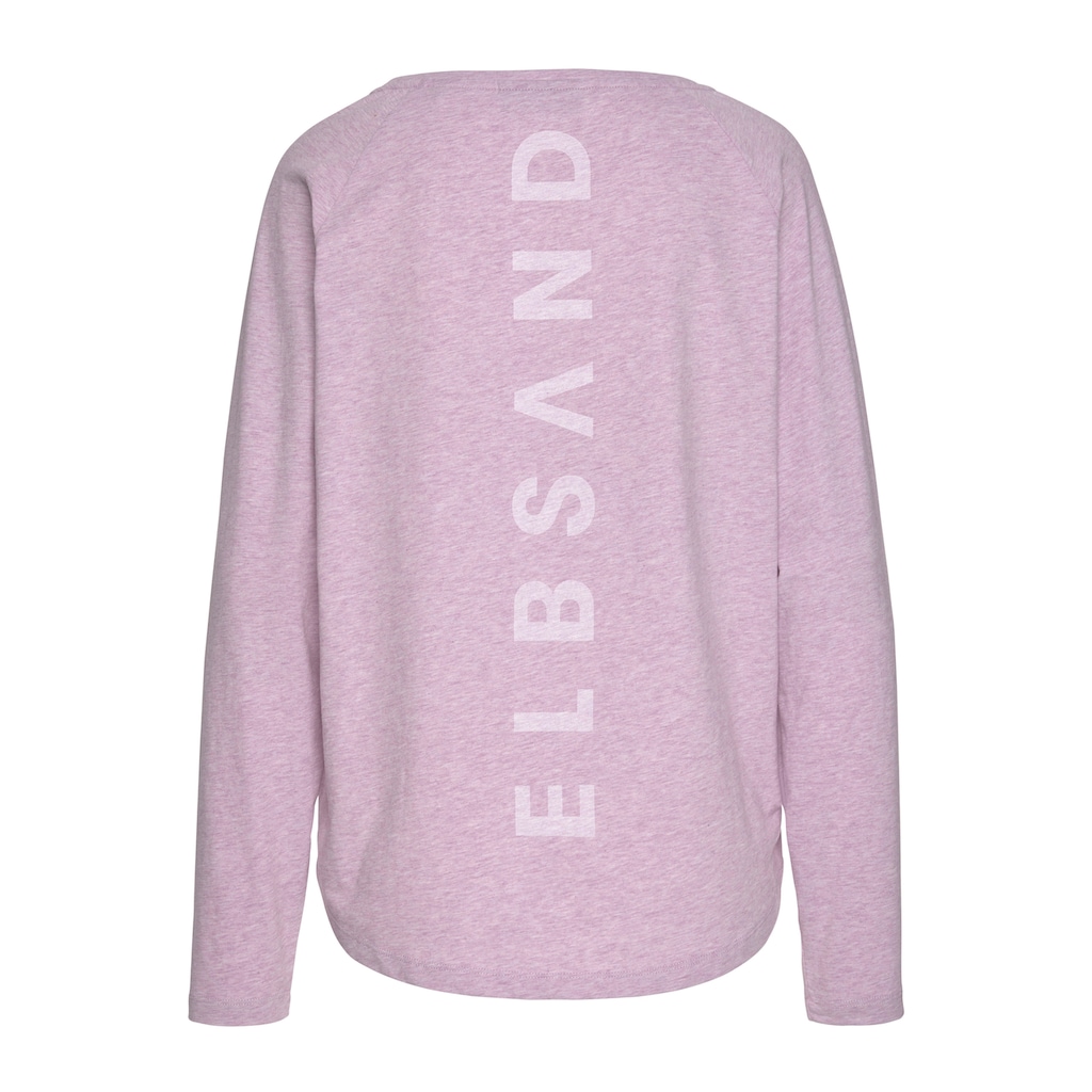 Elbsand Longsleeve »Tira«, mit Logodruck hinten, Langarmshirt, sportlich-casual