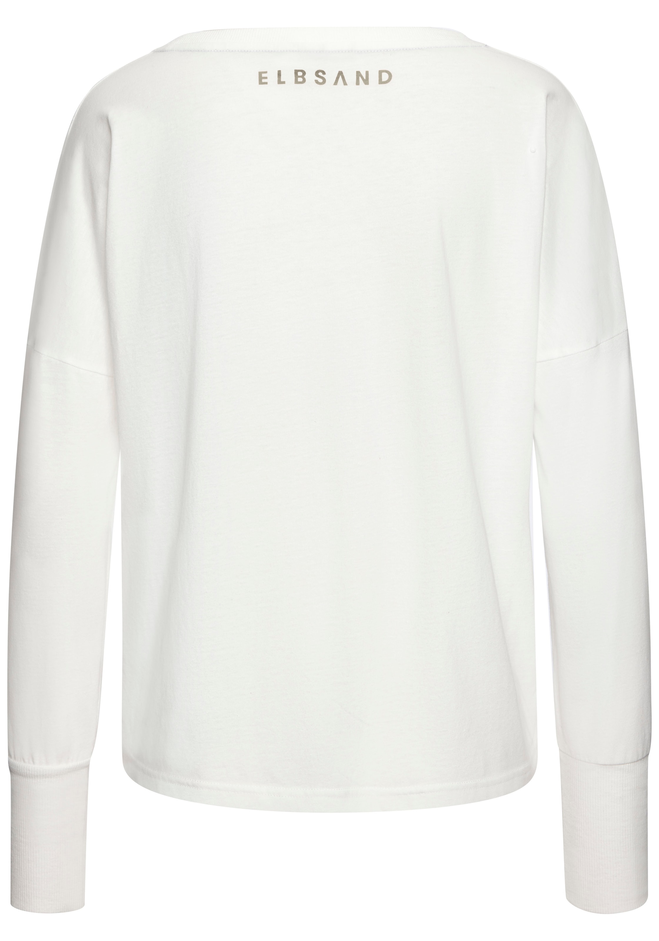 Elbsand T-shirt à manches longues »Iruna« avec impression frontale, manches longues, coupe ample