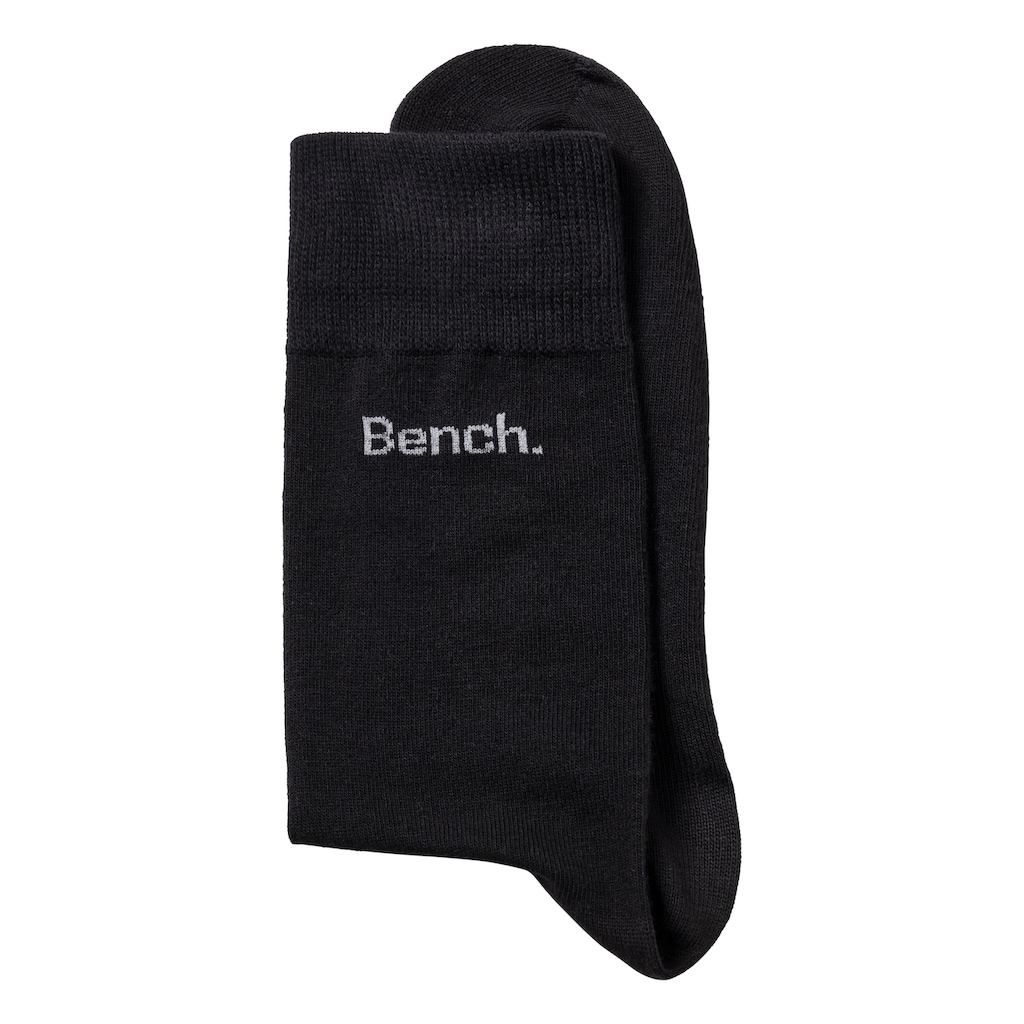 Bench. Basicsocken, (Packung, 4 Paar), in angenehm weicher Markenqualität