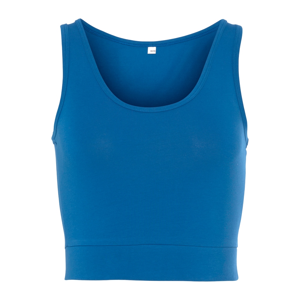 LASCANA ACTIVE Sporttop, Crop-Top mit breiten Trägern