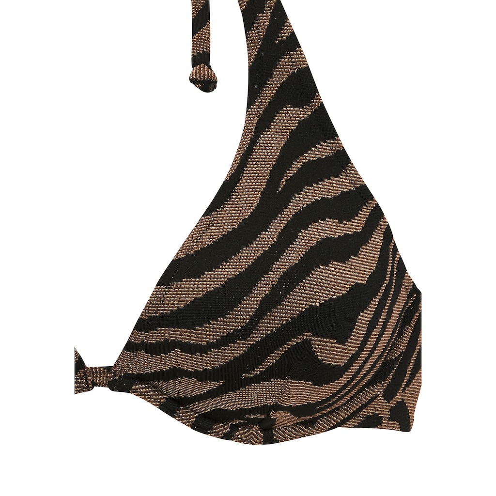 Bruno Banani Bügel-Bikini, in zweifarbiger Animal-Optik