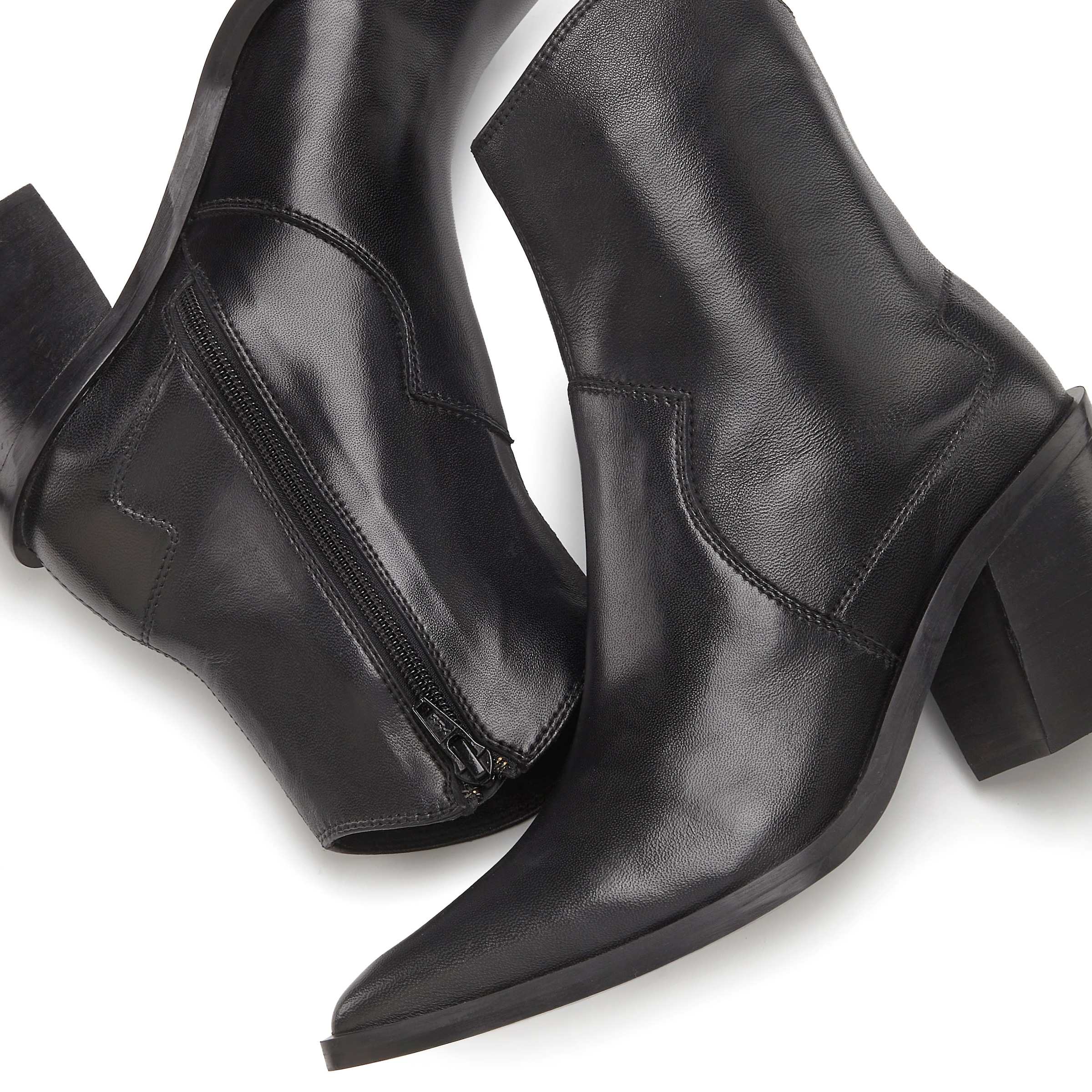 French Connection Bottines »Cowboy Boots, Western Boots, Boots, Stiefel, Lederstiefelette«  bottines cheville, bottines cowboy, bottines western en cuir