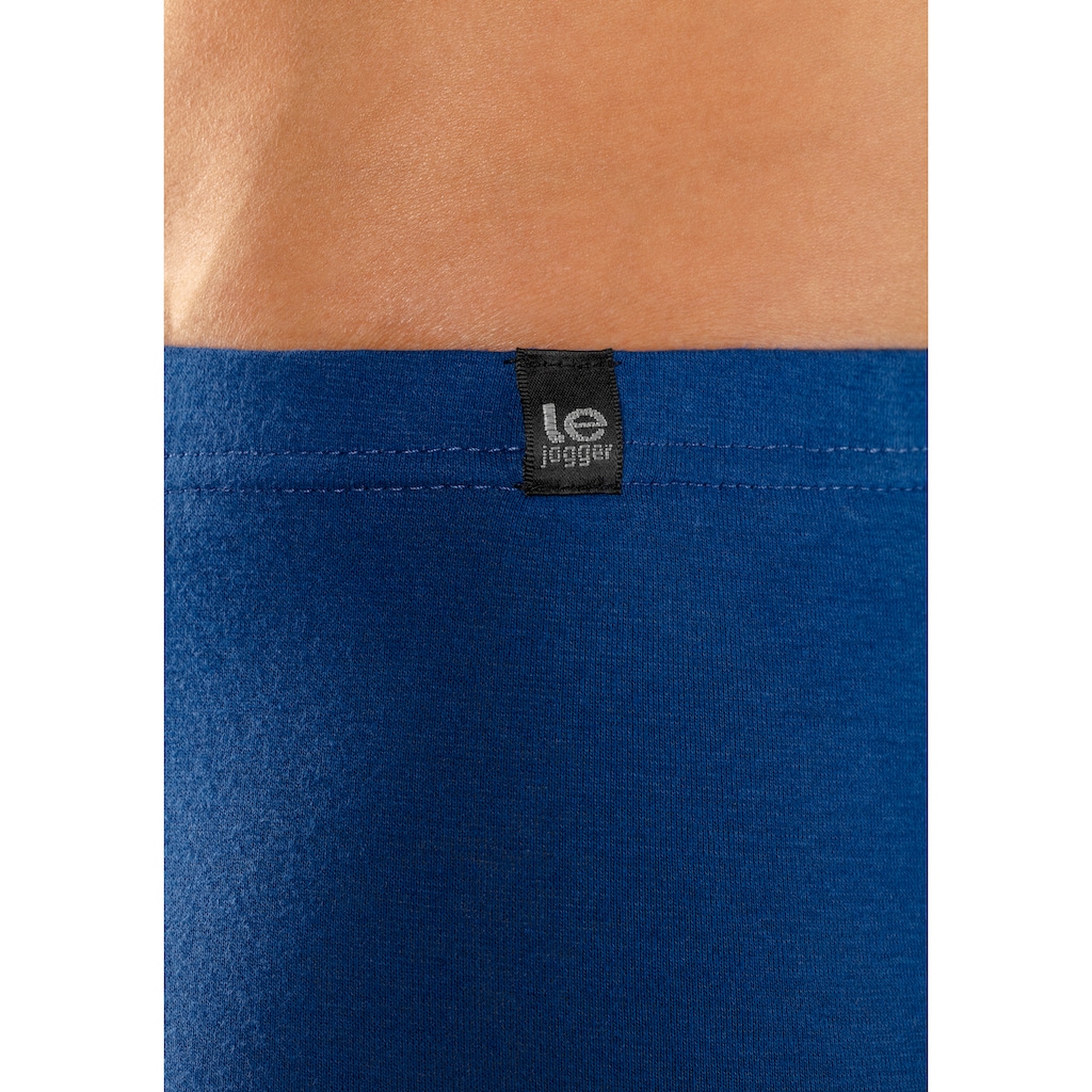 le jogger® Boxer »Boxershorts für Herren«, (Packung, 3 St.), schmaler Bund mit Markenlabel