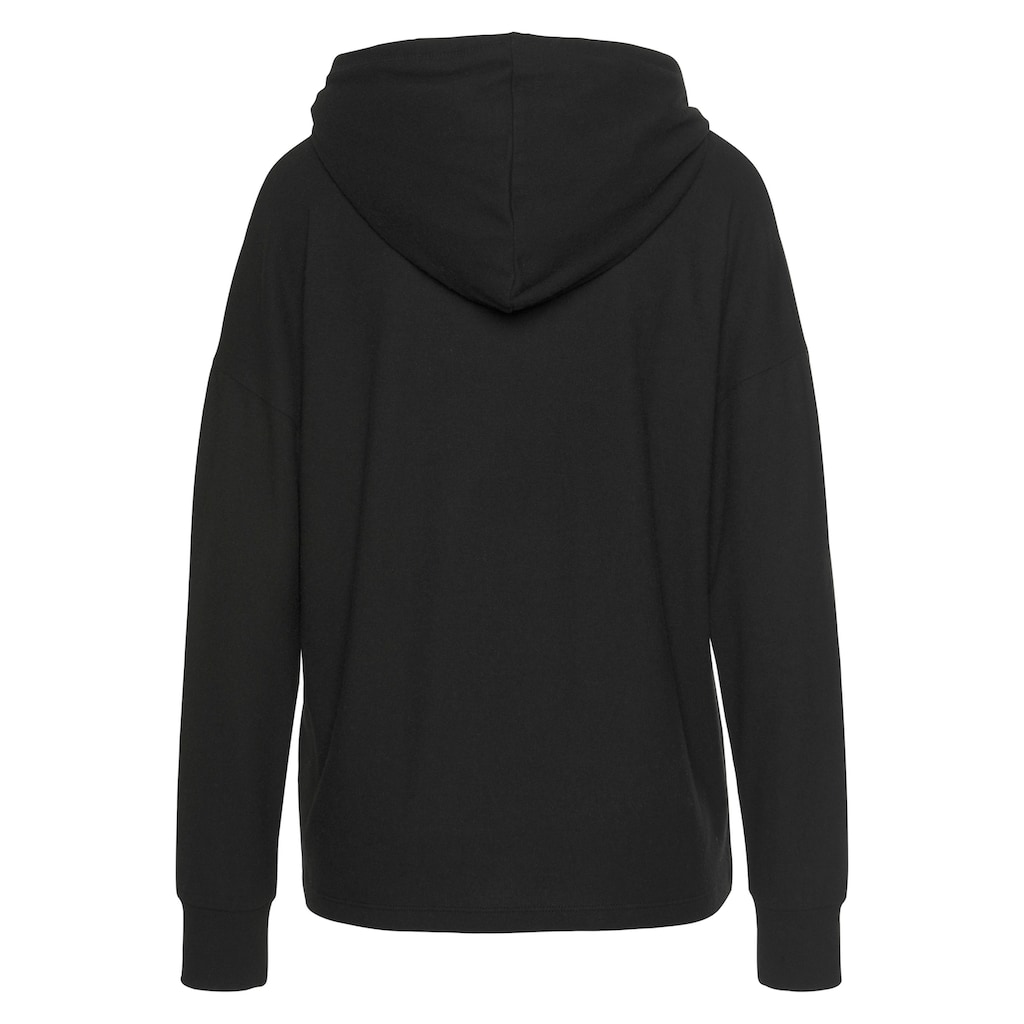 LASCANA Kapuzenpullover, Loungepullover in lässiger Form, Loungewear