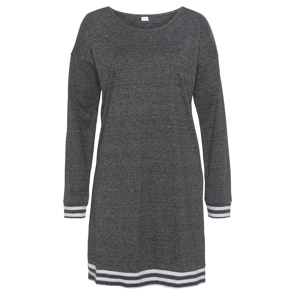 Vivance Dreams Sleepshirt, mit Streifen-Details