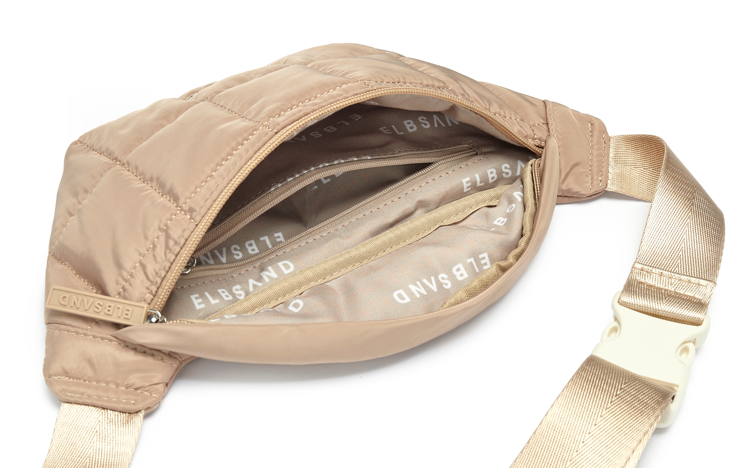 Elbsand Sac à bandoulière »Minibag, Crossbody Bag, Bauchtasche, Damentasche« NOUVEAU sac à main femme à bandoulière avec matelassage à la mode VEGAN